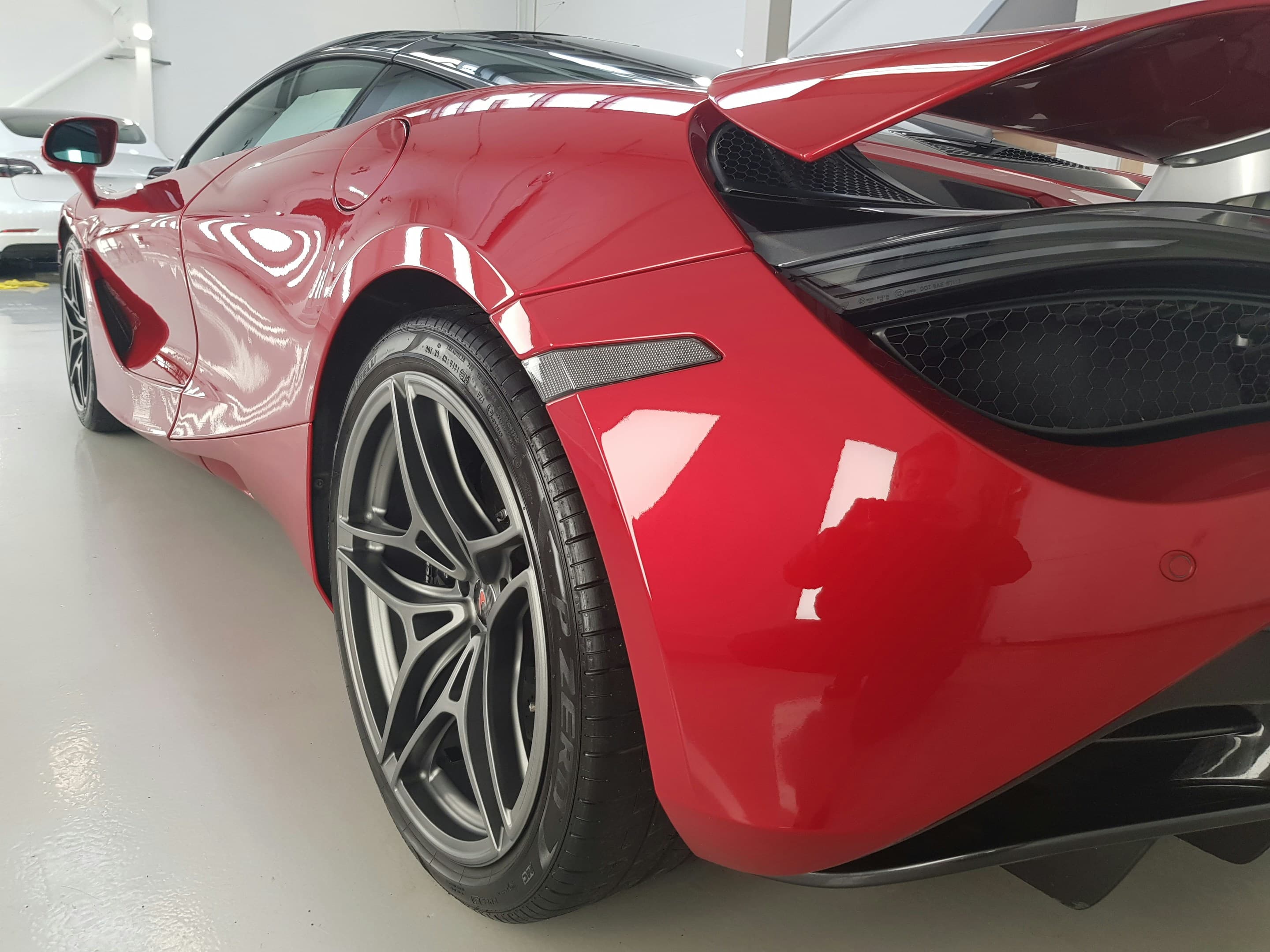 Red sports car ceramic coat — Galleria